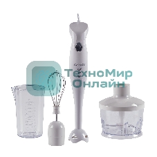 Блендер погружной Galaxy Line GL 2127, белый с серым, 300 Вт