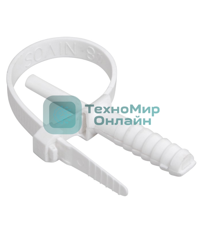 Хомут кабельный дюбельный ХД 7х150 полиамид сер. (уп. 50 шт) IEK UHH80-7-150-50-K41-F