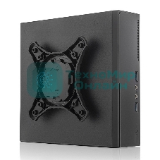 Компьютерный корпус с блоком питания 120 Ватт/ Foxline FL-L01-AD120-D65 mITX case (1L),w/2xUSB3.0, VESA, CPU cooler, w/120W pwr adapter, w/pwr cord