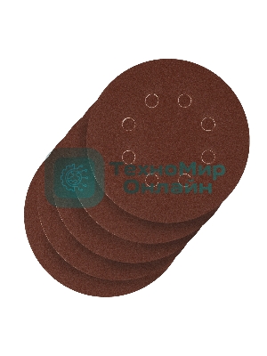 Круг абразивный Сибртех на ворсовой подложке под 