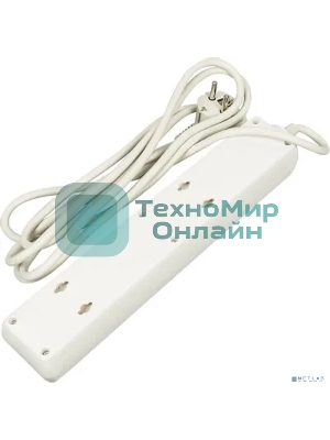 Сетевой фильтр Buro Сетевой фильтр, 5 розеток, 3 метра, белый