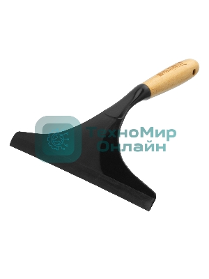 Водосгон оконный 235х230 мм, бамбуковая рукоятка, Home Palisad