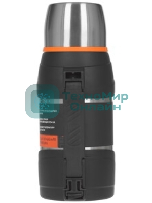 Термос Lara LR04-60 1,3 л, нержавеющая сталь, пищевой нейлон, пластмасса, силикон