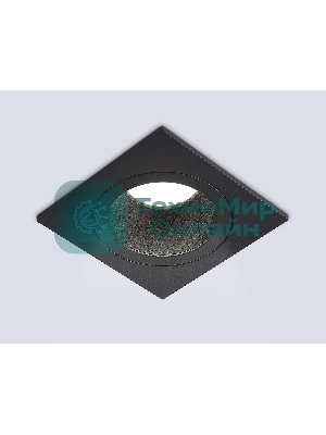 Встраиваемый точечный светильник Ambrella light TN102828 BK/BK черный/черный GU5.3 92*92*50