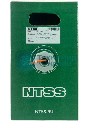 Кабель информационный NTSS NTSS-IN-UTP4-5Е-LSZH-OR кат.5E U/UTP 4X2X24AWG LSZH внутренний 305м оранжевый