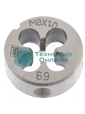 Плашка Сибртех М8 х 1,0 мм