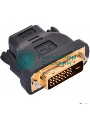 Переходник VCOM HDMI 19F to DVI-D 25M позолоченные контакты VAD7818