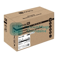 ИБП ExeGate Smart LB-800.LCD.AVR.4C13.USB (800VA/480W, LCD, AVR, 4*C13, USB, батарея 12V 9Ah, Black)