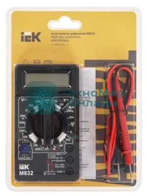 Мультиметр IEK TMD-2S-832 цифровой Universal M832