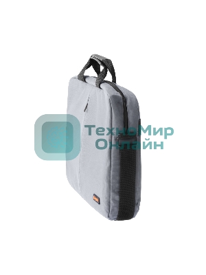 Сумка для ноутбука ExeGate Office F1590 Grey, серая, полиэстер, для ноутбуков до 15.6