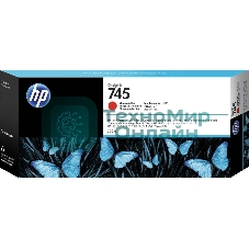 Картридж струйный HP 745 300мл хроматический красный