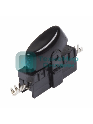Выключатель кнопочный Rexant 250V 2А ON-OFF на электропровод (для настольной лампы)