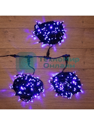 Гирлянда Neon-night LED ClipLight 24V, 3 нити по 20 м, свечение с динамикой, цвет диодов синий