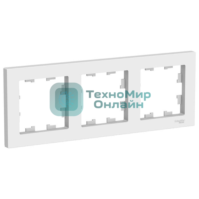 Рамка 3-м AtlasDesign универс. бел. SchE ATN000103