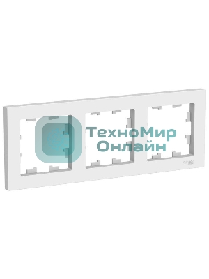 Рамка 3-м AtlasDesign универс. бел. SchE ATN000103