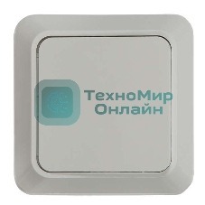 Выключатель 1-кл. BOLLETO накл. 7021 белый ASD/IN HOME 4680005959747