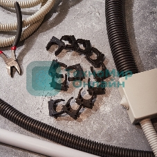 Крепеж-клипса для монтажного пистолета Rexant Ø 25 мм, черная (50 шт/уп)