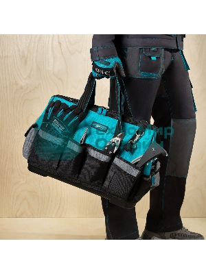 Сумка Gross 90273 для инструмента handwerker 42 кармана пластик. дно наплечный ремень 475 х 260 х