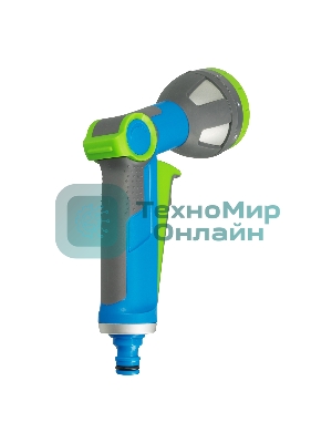 Пистолет-распылитель Luxe Palisad 8 режимов, регулируемый, металлический, с курком