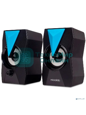 Акустическая система MICROLAB B22 черный 6 Вт RMS, Распределение мощности 3 Вт x2, Гармонические искажения: < 0,5% (1 Вт 1 кГц), Частотная характеристика: 120 Гц - 20 кГц, Соотношение сигнал/шум: > 65 дБ