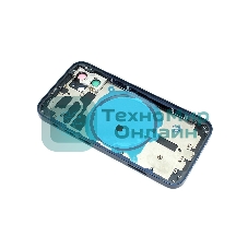 Задняя крышка (корпус) в сборе с рамкой для Apple iPhone 12 Mini синяя