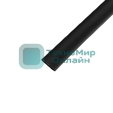 Трубка термоусаживаемая Rexant ТУТ-HF(2:1)-8/4 черная
