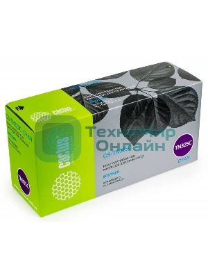 Картридж лазерный Cactus CS-TN325C голубой (3500 стр.) для Brother DCP 9055/9270; HL 4140/4150/4570