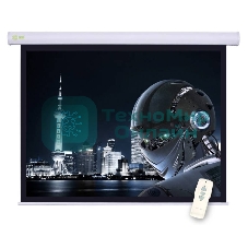 Экран Cactus 124.5x221 см Motoscreen CS-PSM-124x221 16:9 настенно-потолочный рулонный белый (моторизованный привод)