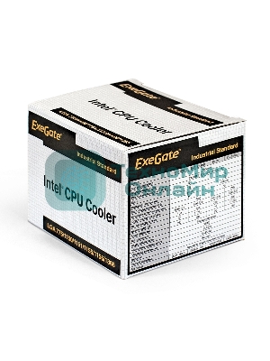 Кулер для процессора ExeGate EK-11508 серебристый/черный, 90 мм, алюминий, 2200 об/мин, 22 дБ, 3 pin, 75 Вт, 60 мм
