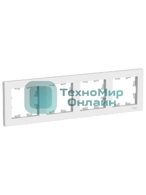 Рамка 4-м AtlasDesign универс. белый