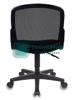 Кресло Бюрократ CH-296NX/15-21 черный, сетка, 120 кг, механизм качания
