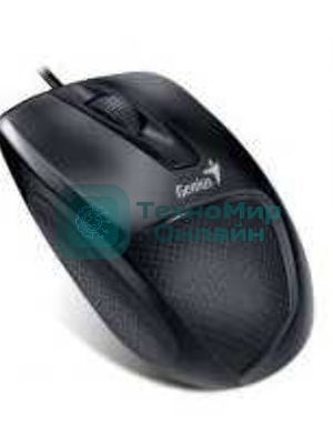 Мышь проводная Genius DX-150X черный, 1000 dpi, USB, кнопки - 3