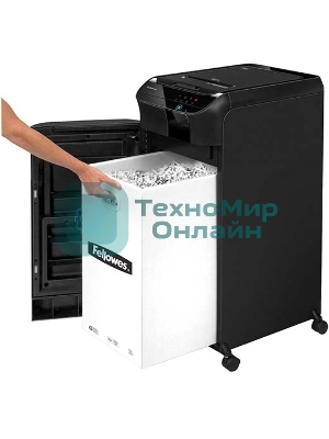 Шредер Fellowes AutoMax 550C (секр.P-4)/фрагменты/550лист./83лтр./скрепки/скобы/пл.карты/CD