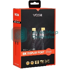 Кабель соединительный DISPLAY PORT v1.4, 8K@60Hz, 3m VCOM