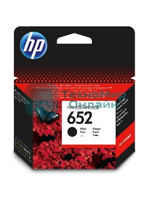 Картридж струйный HP №652 (F6V25AE) черный, 360 стр., для DJ IA 1115/2135/3635/4535/3835/4675