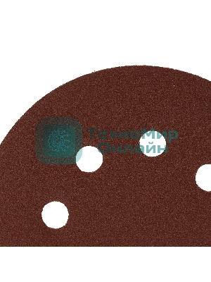 Круг абразивный Сибртех на ворсовой подложке под 