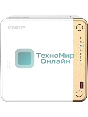 Сетевое хранилище NAS Qnap Original TS-462-4G 4-bay настольный Celeron N4505