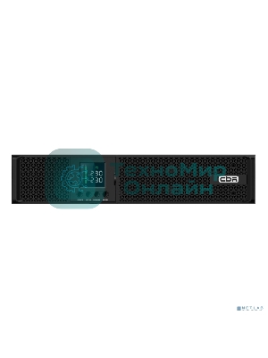 Источник бесперебойного питания CBR PLS-1.5KRT-8I-LCHERSC Line Interactive Smart 1500/1350 RT 8 x C13, LCD, HID-USB, RS232, EPO, SNMP slot