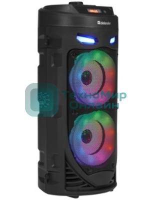 Портативная колонка Defender 16W черный CRASHBOOM