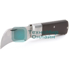 Нож КВТ НМ-02 для снятия изоляции нерж. сталь ширина лезвия 22 мм толщина обуха 3мм длина 115/185мм