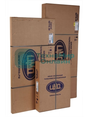 Шкаф телеком. напольный 42U (600x800) дверь металл (ШТК-М-42.6.8-3ААА) (3 коробки)