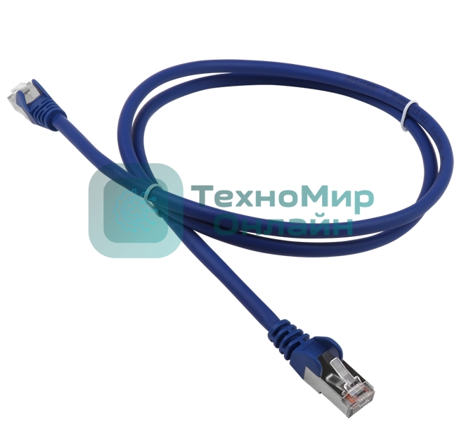 Патч-корд Lanmaster LSZH FTP кат.5e, 1.0 м, синий