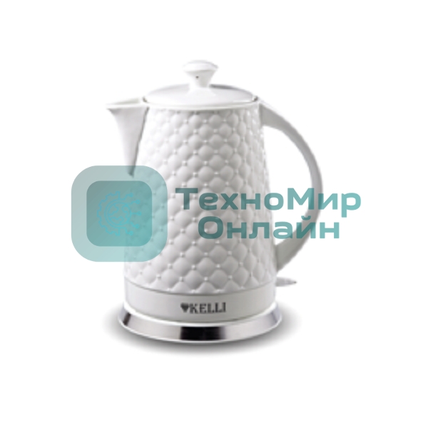 Чайник электрический керамический Kelli KL-1340,Объем: 1.8 л