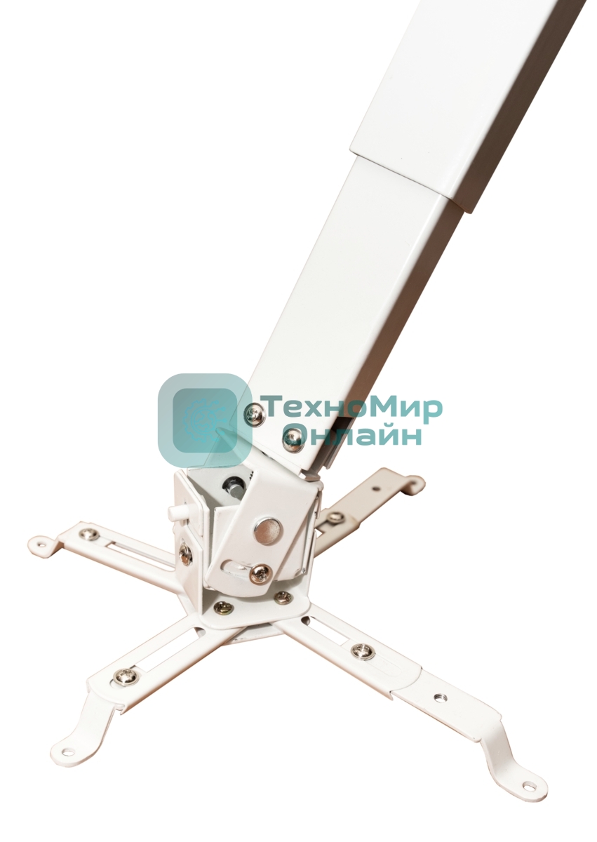 Крепление для проектора, с квадратной штангой, от потолка 30-50см, цв. черный