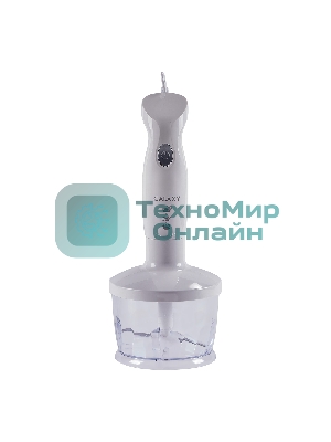 Блендер погружной Galaxy Line GL 2127, белый с серым, 300 Вт