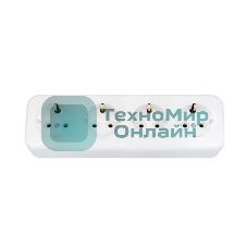 Розетка 4-м ОП с заземл. белый БЕЛТИЗ РА16-245