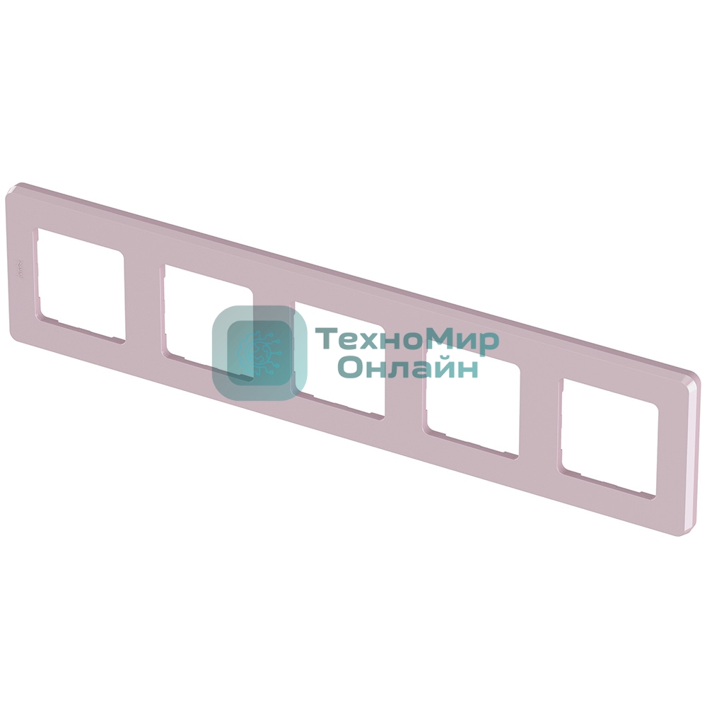 Рамка 5 постов розовый Inspiria