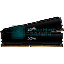 Оперативная память XPG Gaммix D20, DDR4, 32GB (2x16GB), 3200MHz, CL16, UDIMM, с радиатором, черный