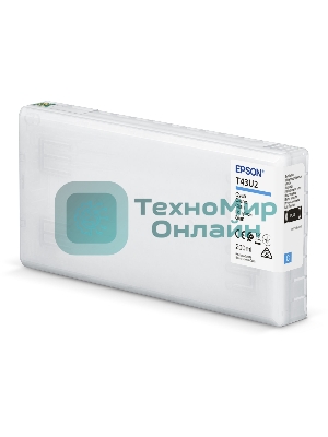 Картридж струйный Epson T43U (C13T43U240) голубой (200 мл) для SureLab SL-D800