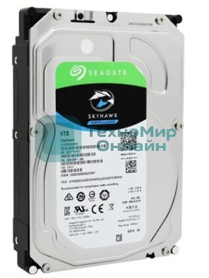 Жесткий диск Seagate 6TB 5400rpm SATA 6GB/S 256MB ST6000VX001 Seagate SkyHawk